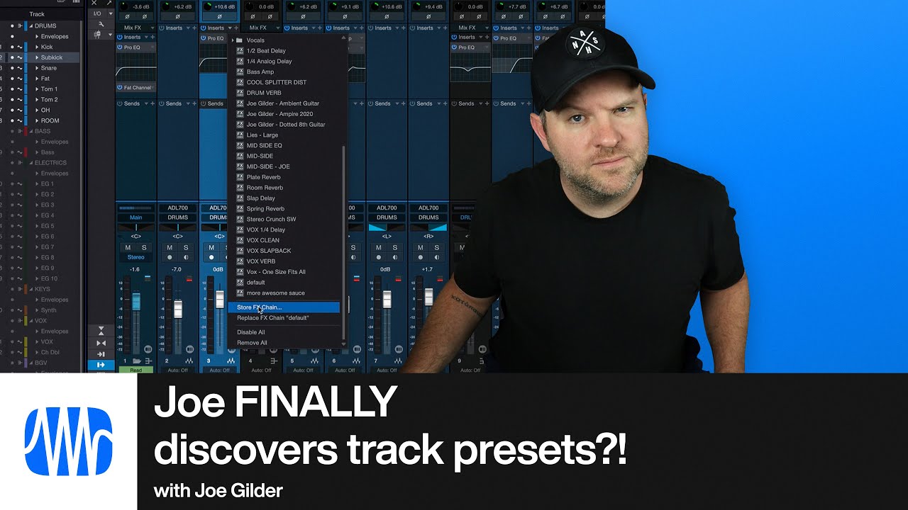 Знаете ли вы об этом хаке рабочего процесса Track Preset? | PreSonus