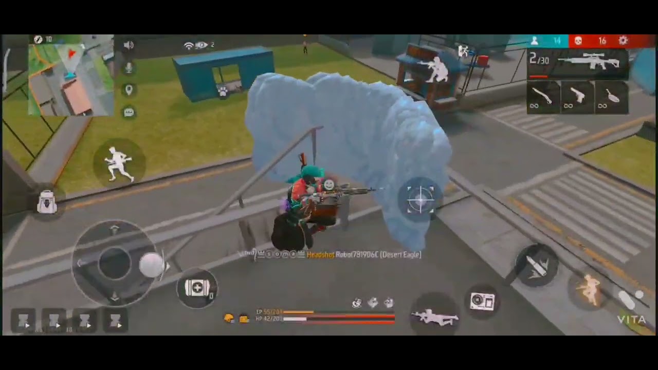 Awsome gaming in traning mode #freefire #fire #gaming #topgamer #ff  #topgaming #playing #traning