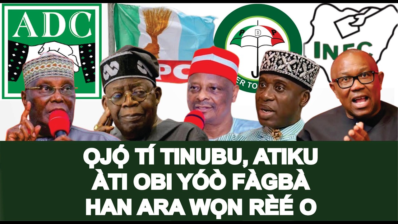 ATIKU, PETER OBI ATI AMAECHI SỌ PE WỌN FẸE FOJOORO GBE TINUBU WỌLE LẸẸKEJI NI O