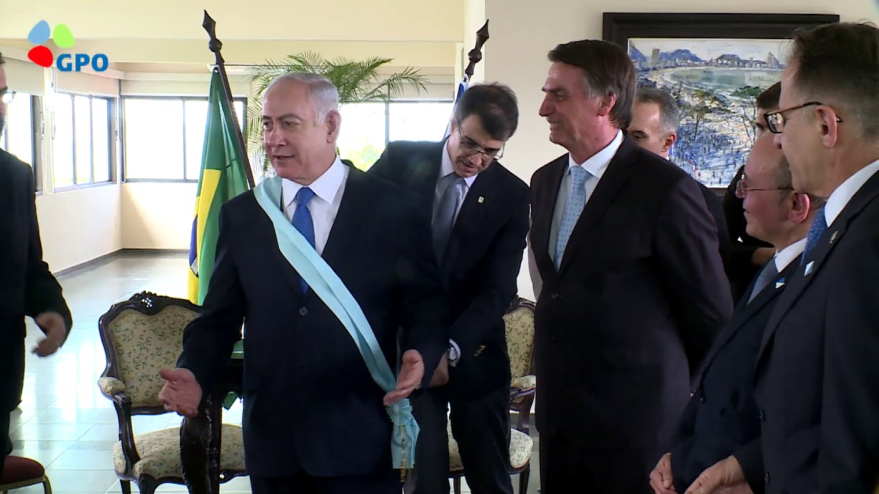 President Bolsonaro awarded PM Netanyahu Brazil's highest national award