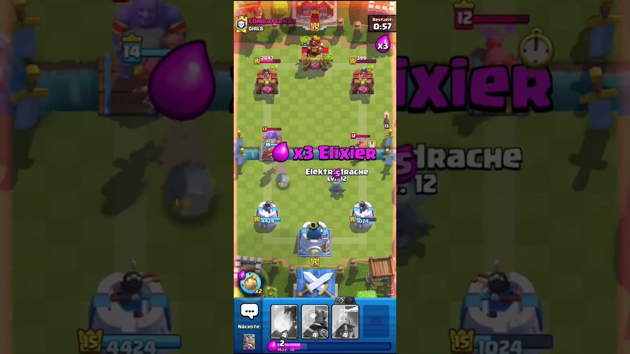 Clash Royale - Winning clanwar battle despite not being able to play the first 30 seconds