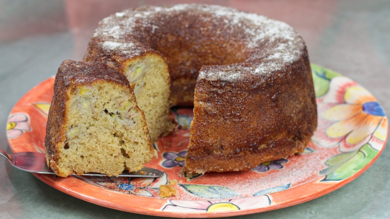 BOLO DA VOVÓ ESPECIAL SABOR BANANA - CHEF LÉO OLIVEIRA