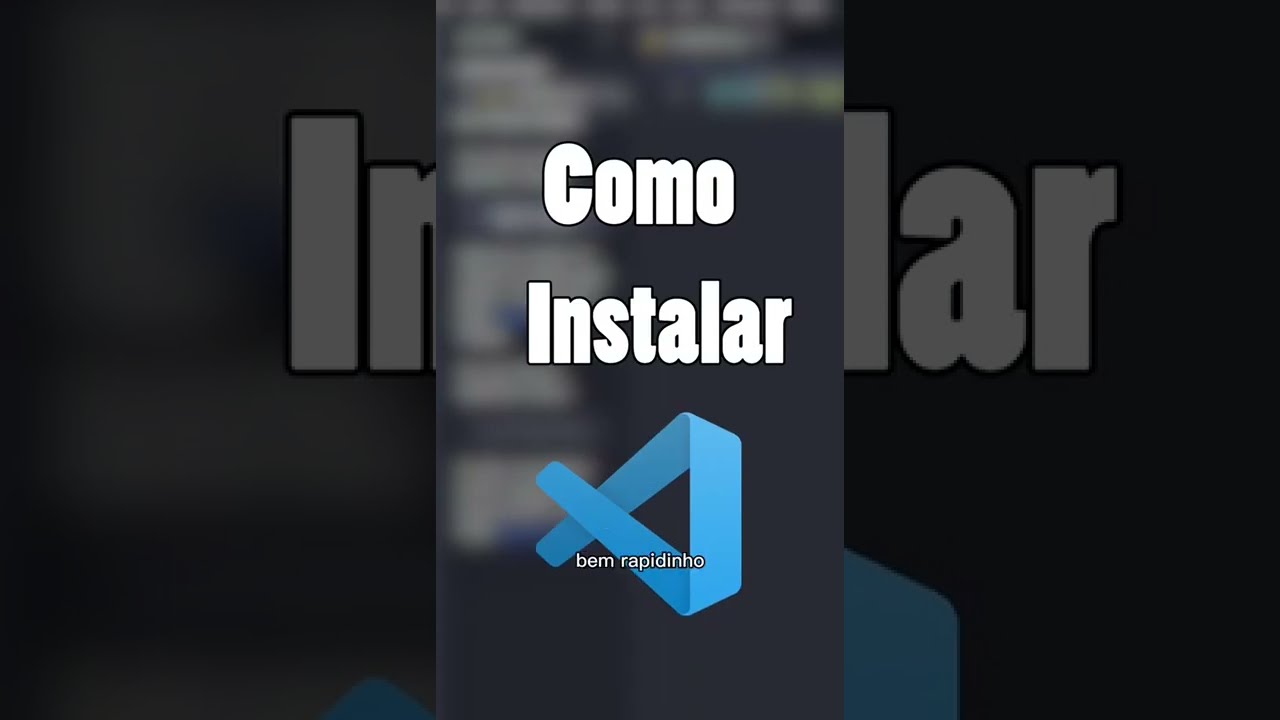 Como instalar o VSCode e rodar Python #shorts