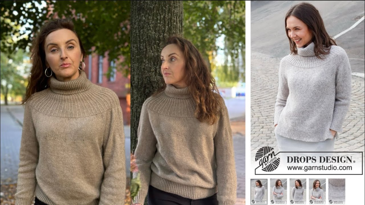 Tutorial 21: Silver touch Garnstudio- krok po kroku cały sweter