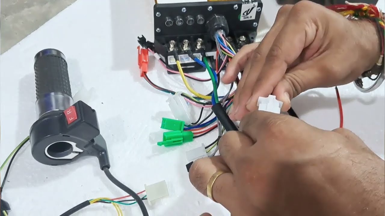 CY gold motor 1000Watt motor Controller wiring connection details
