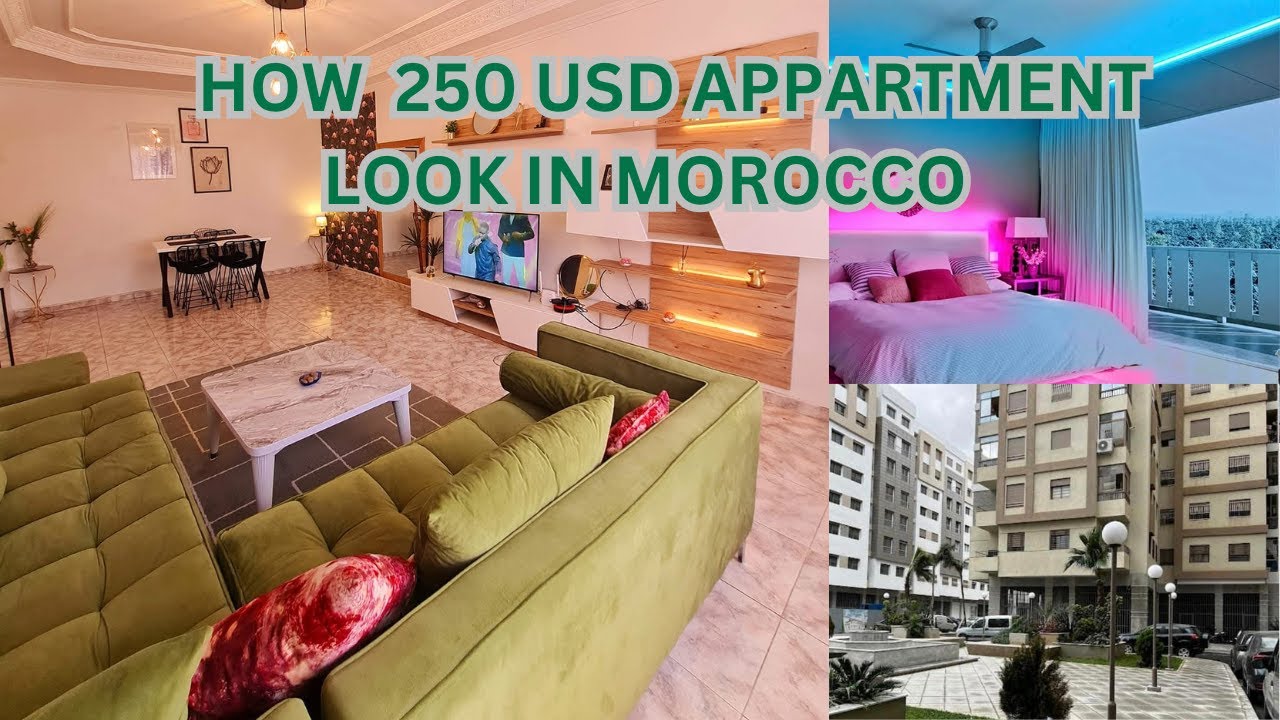 how 250 USD apartment look in morocco , apartment tour in morocco marrakech