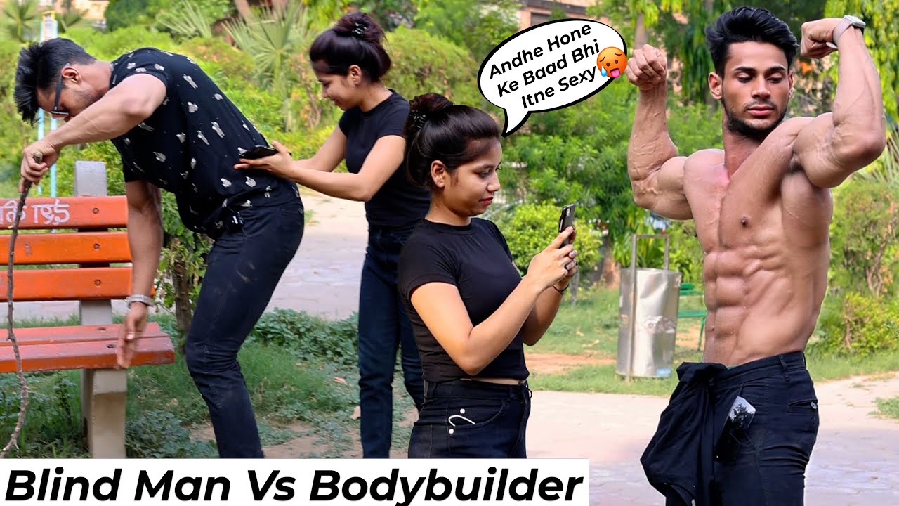 Blind Bodybuilder Picking Up Girls 👧😍|| FitManjeet
