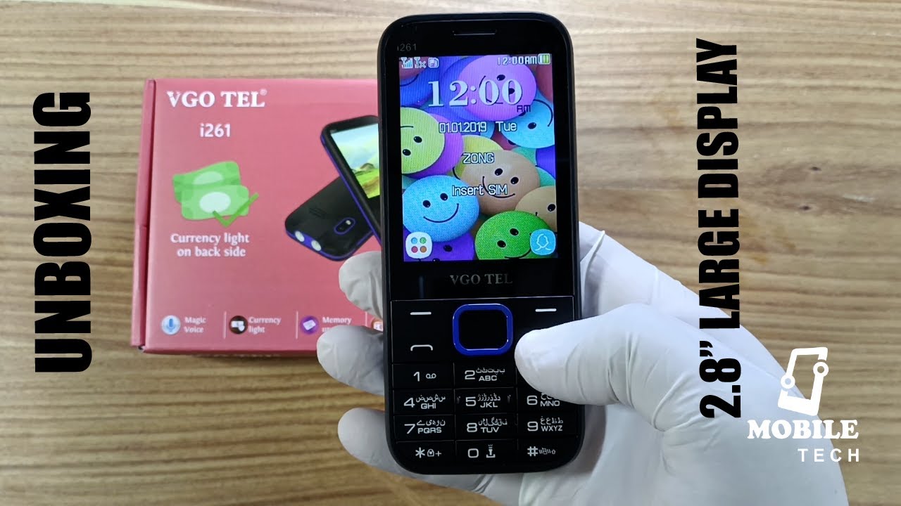 UNBOXING & REVIEW VEGO TEL i261 2.8