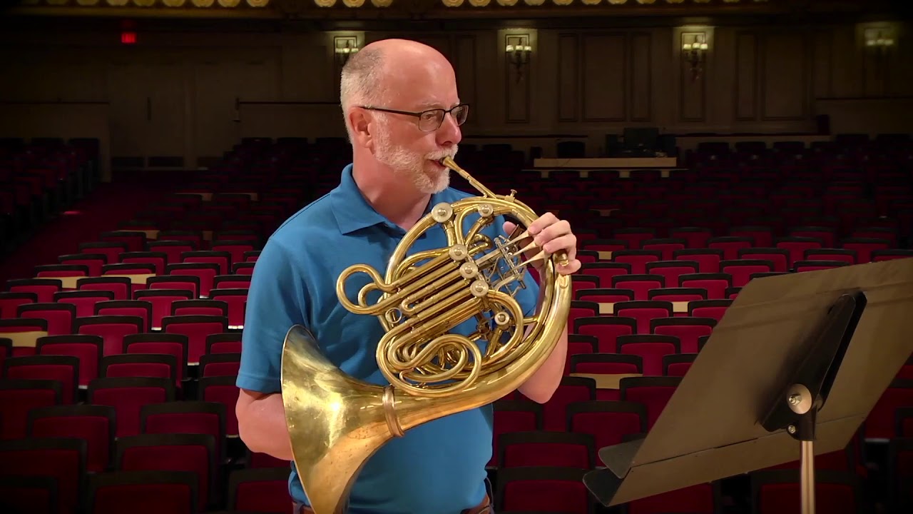 SLSO Third Horn Tod Bowermaster performs Stephenson