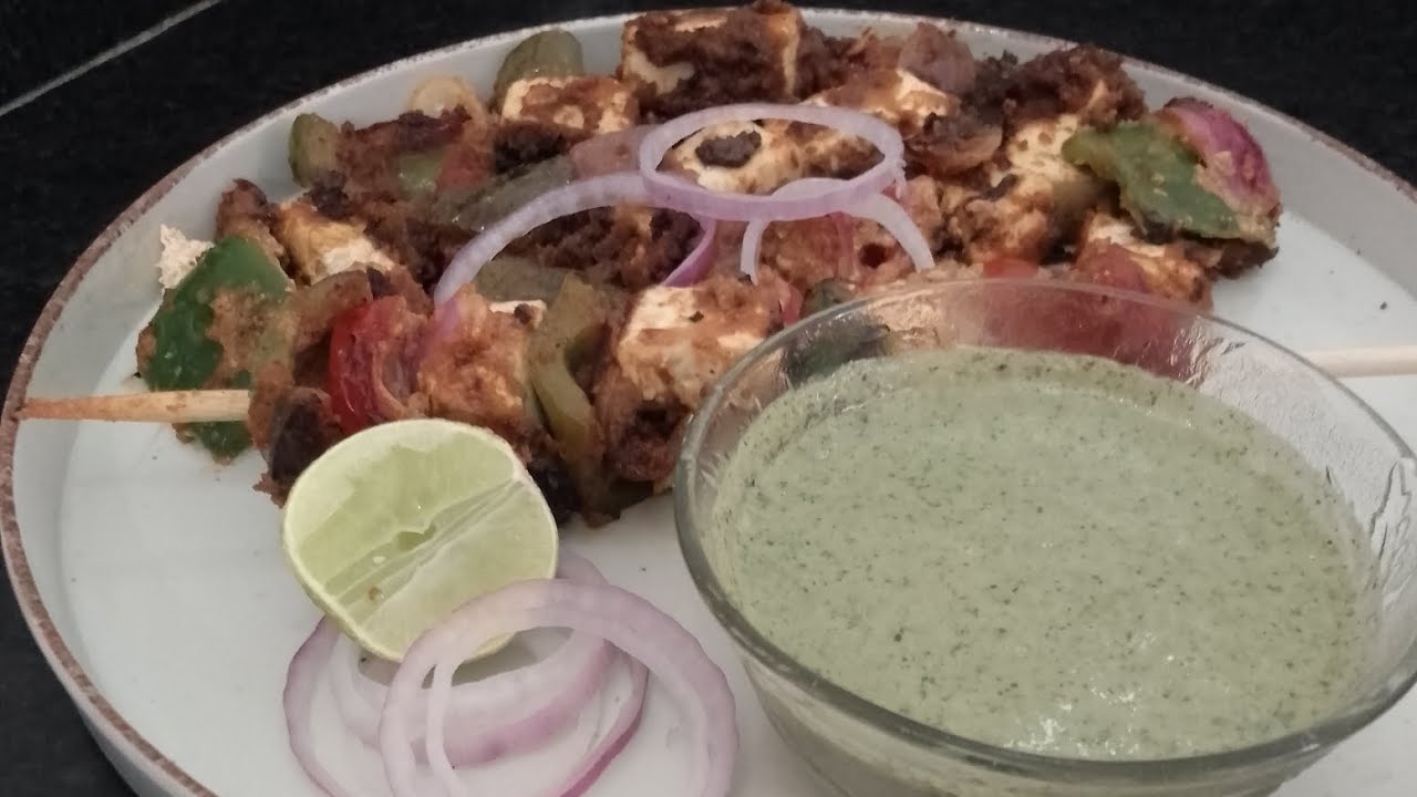 Paneer tikka recipe 🤩😋|| Easy and bahar jaisa paneer tikka recipe 