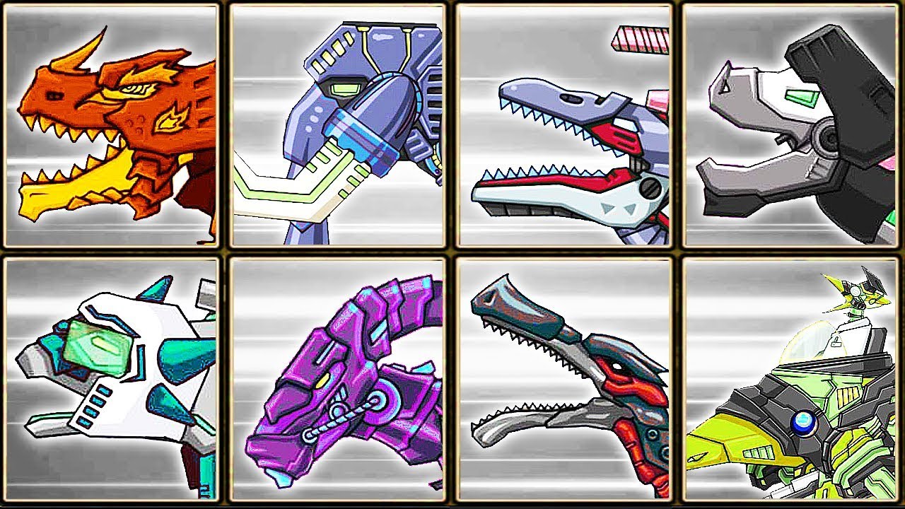Dino Robot Corps Recolor #32: Fire Tyrannosaurus & Dinosaurs | Eftsei Gaming
