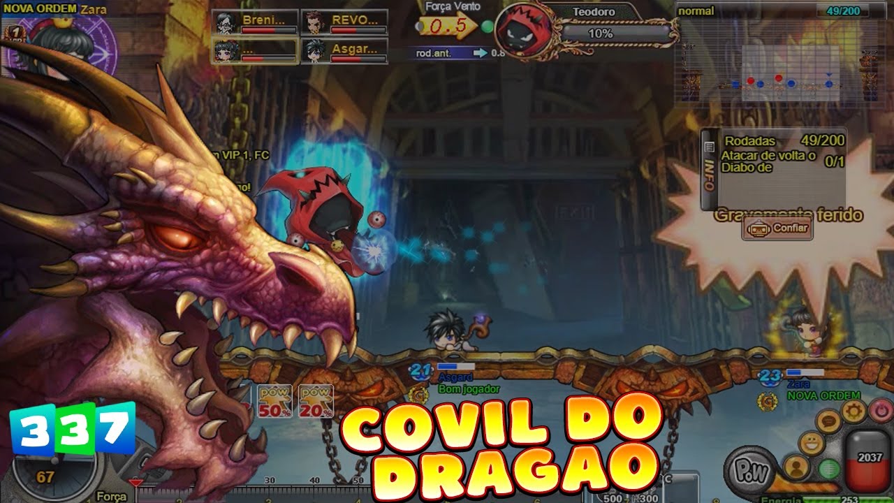 DDtank 2.0 337 - Passando Covil do dragão normal 2026