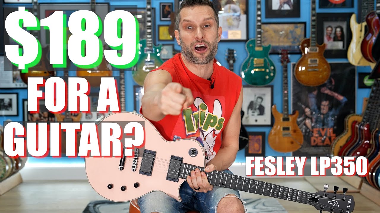 How Bad is a $189 Guitar From Amazon? - Fesley LP350