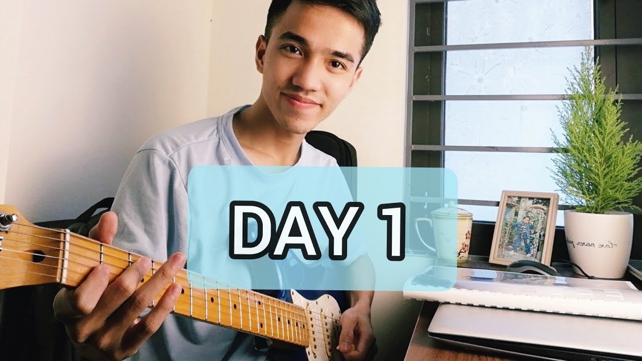 [Day 1] Bài Tập Luyện Ngón Với Note Đen | 30 Ngày Học Guitar Solo Cùng Trung