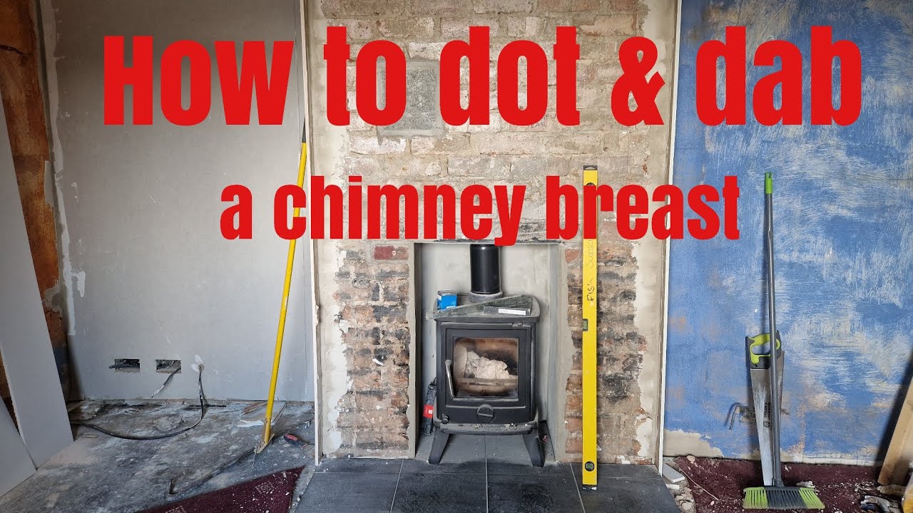 Step by step how to dot & dab a chimney breast (EASILY)