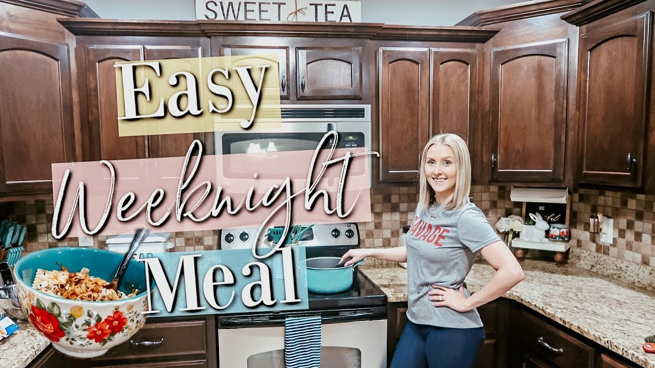 WEEKNIGHT MEAL IDEA|DINNER RECIPE|EASY DINNER YOUR WHOLE FAMILY WILL LOVE|KEEP CALM AND CLEAN