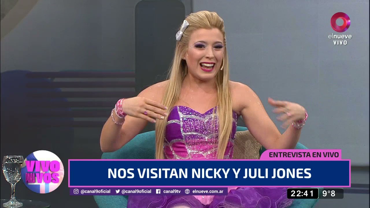 Vivo para Vos: Nicky Jones: Empec&eacute; en la televisi&oacute;n blanco y negro