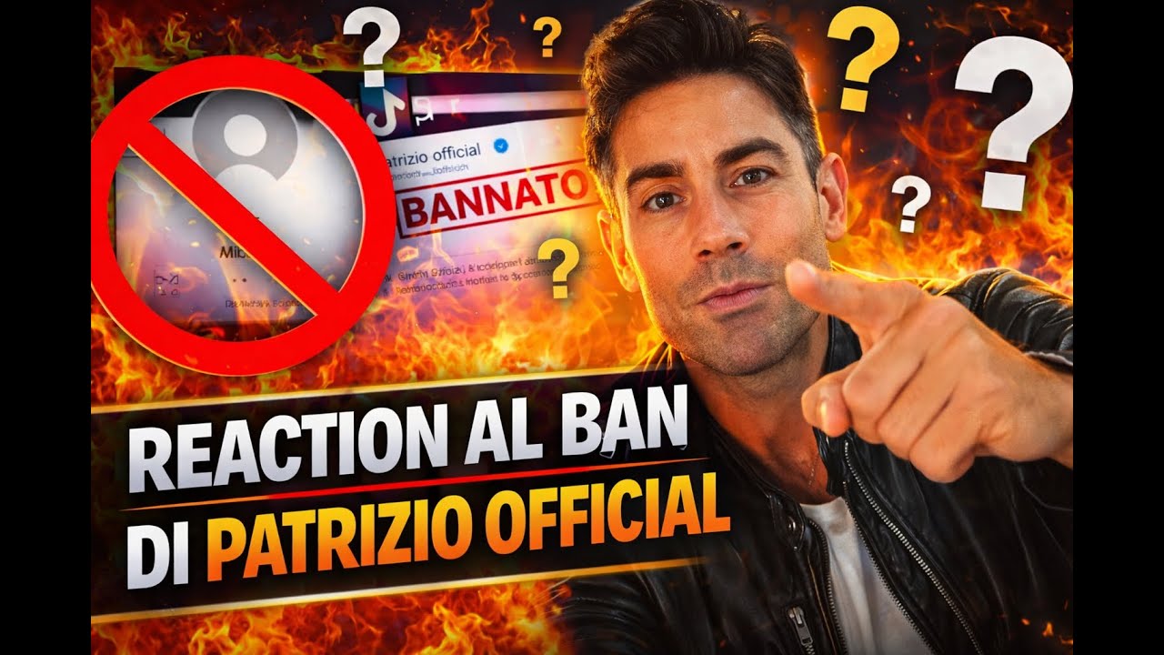 REACTO IL VIDEO DI MISTER WHITE SUL BAN DI PATRIZIO_OFFICIAL