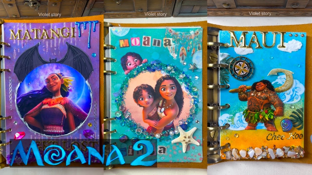Scrapbooking 다꾸 | Moana 2 collection 모아나 2 모음 | Journaling