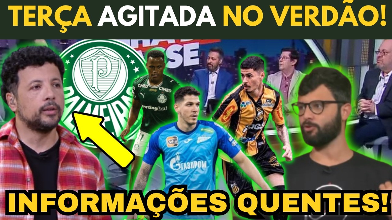 MARTELO BATIDO!! NINO NO PALMEIRAS? ESPN CONFIRMA NEGOCIAÇÃO NO VERDÃO!