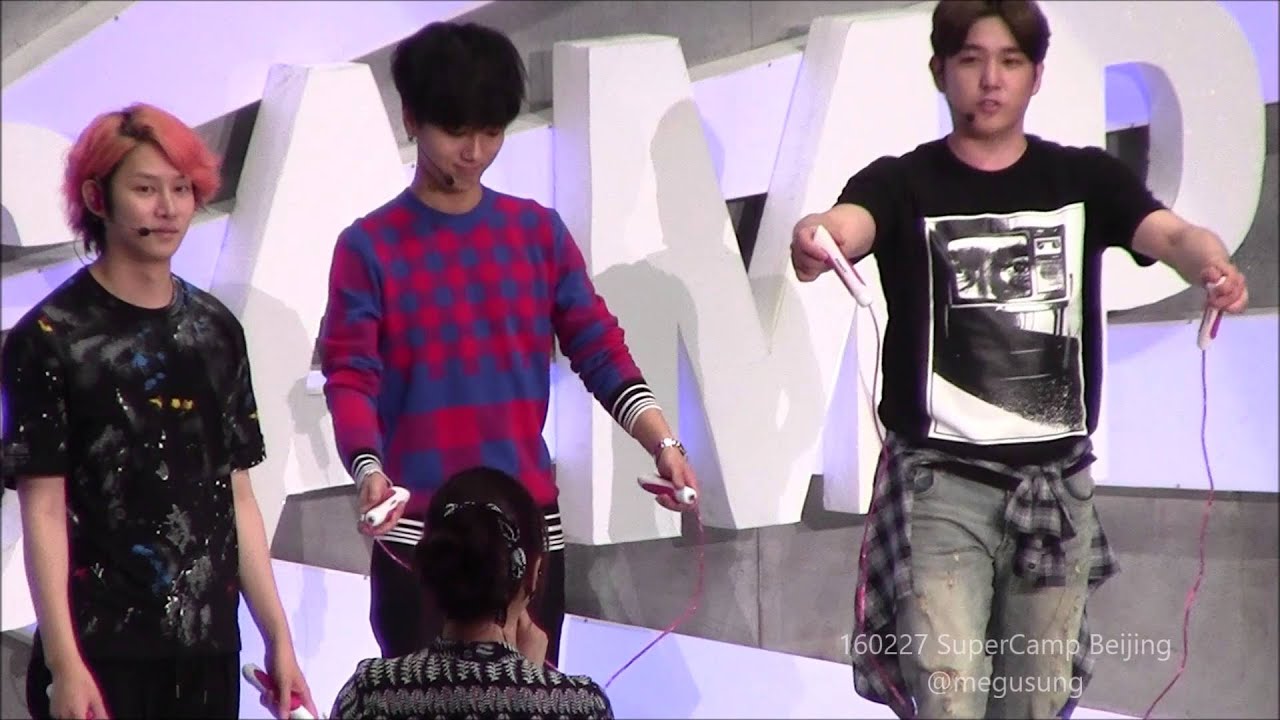160227 SuperCamp Beijing SJ Playing with a Jump lope Focus Yesung