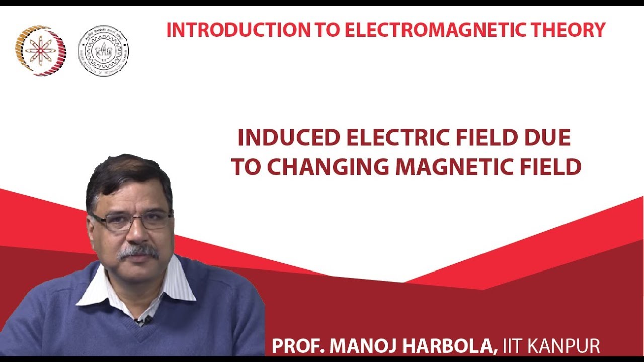 Induced electric field due to changing magnetic field