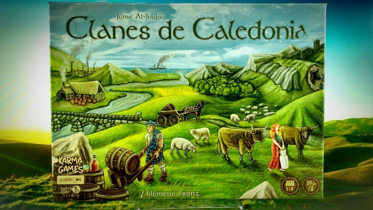 CLANES DE CALEDONIA - Analizando Componentes - UNBOXING