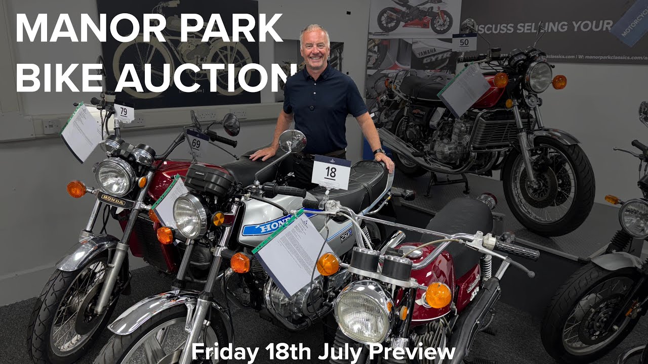 Steve Berry's Friday 18th July 2025 Motorcycle Auction Preview