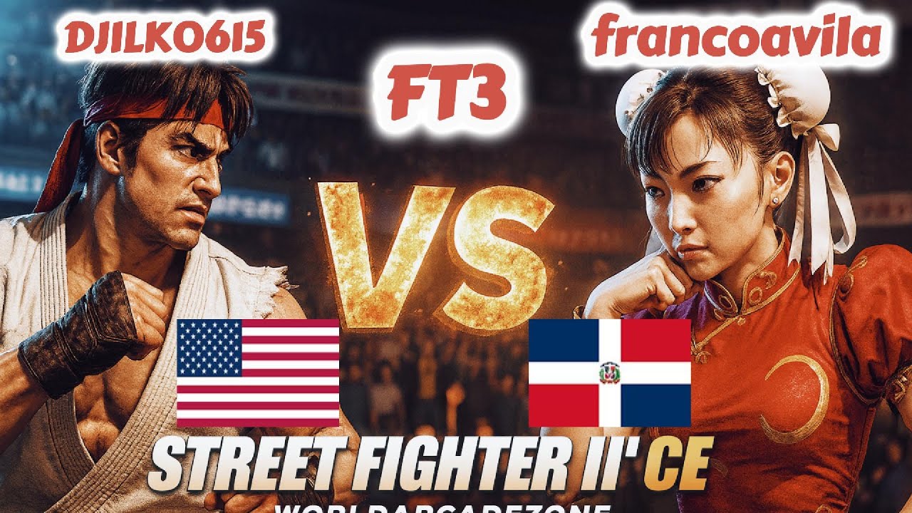 Street Fighter II': Champion Edition -  DJILK0615  vs francoavila - FT3 -1080P/60FPS - 12.09.2025