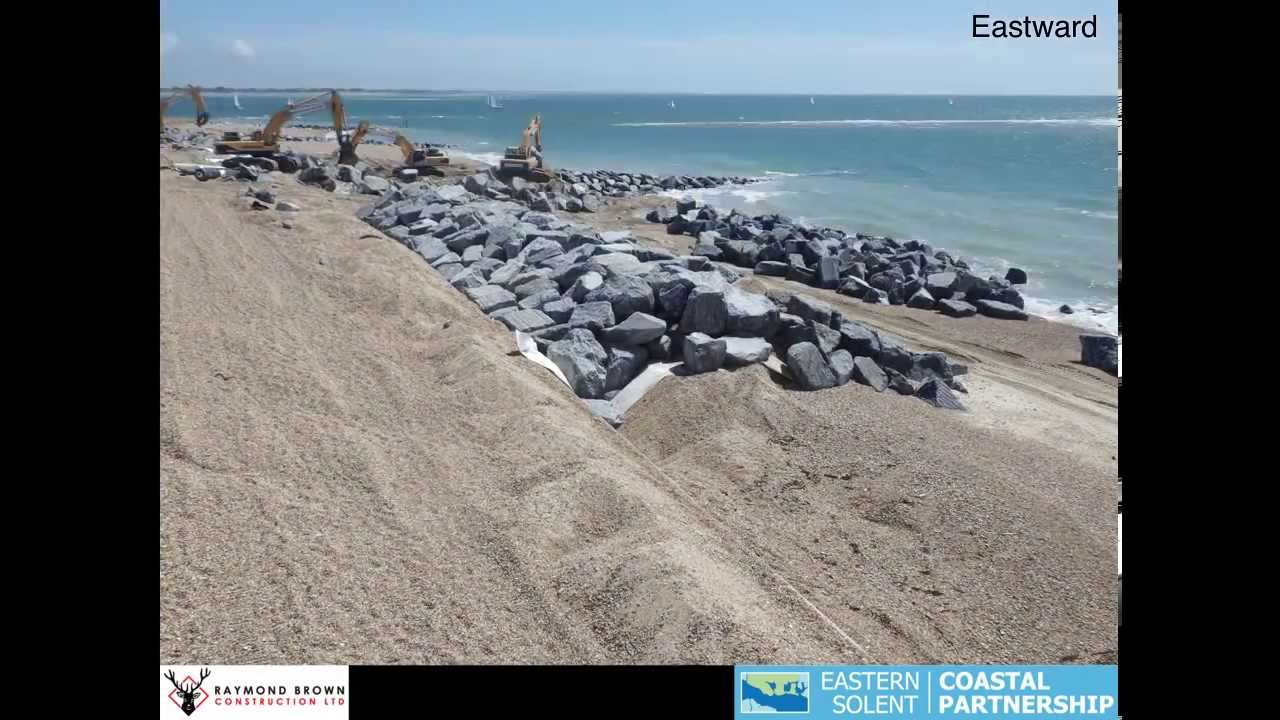 Construction of Rock Revetment Eastoke Point (2013)
