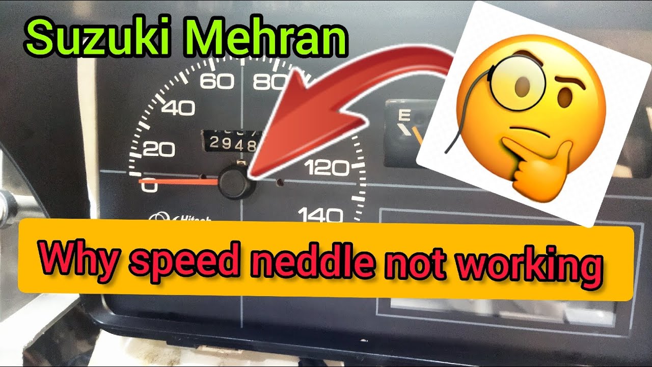 Suzuki Mehran speed neddle not working | how to repair