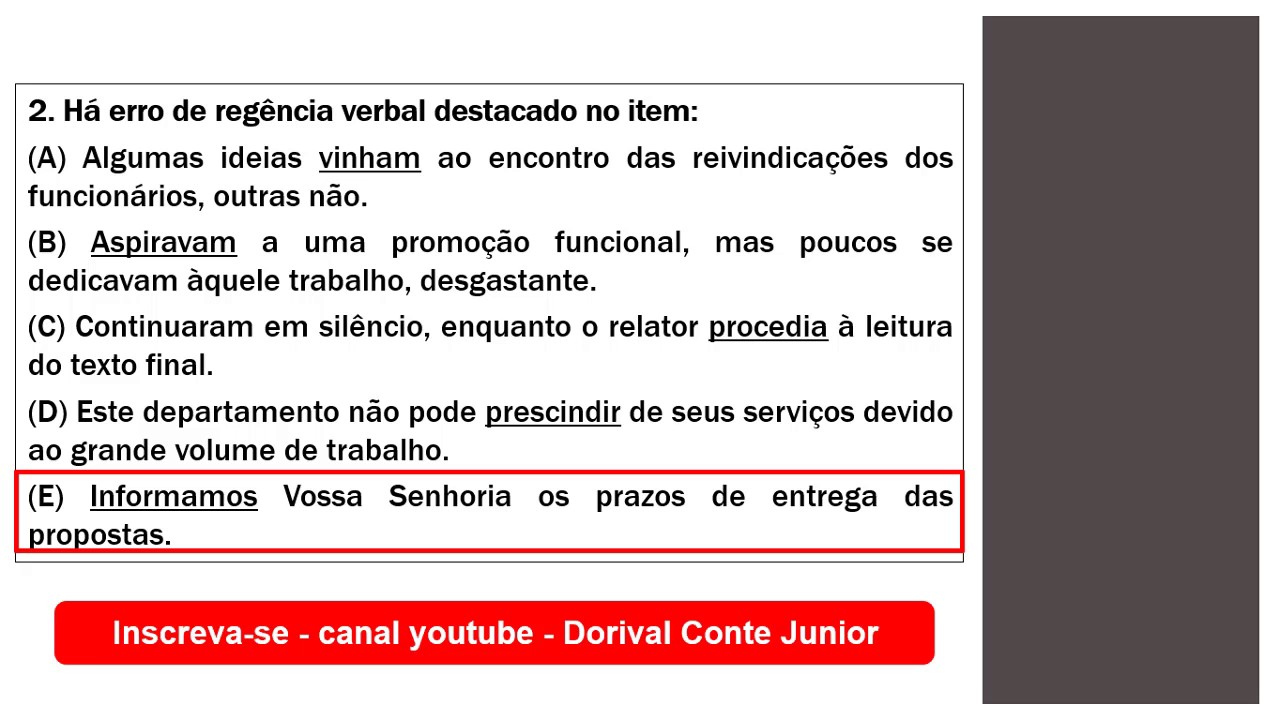 REGÊNCIA I