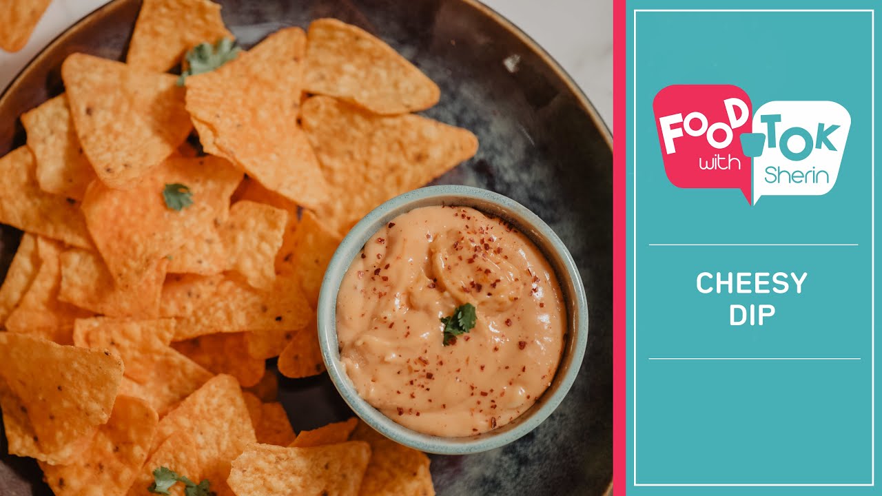 Cheese Dip Recipe for Nachos | Easy Cheesy Dip Recipe | Easy Dips Recipe | FoodTokWithSherin