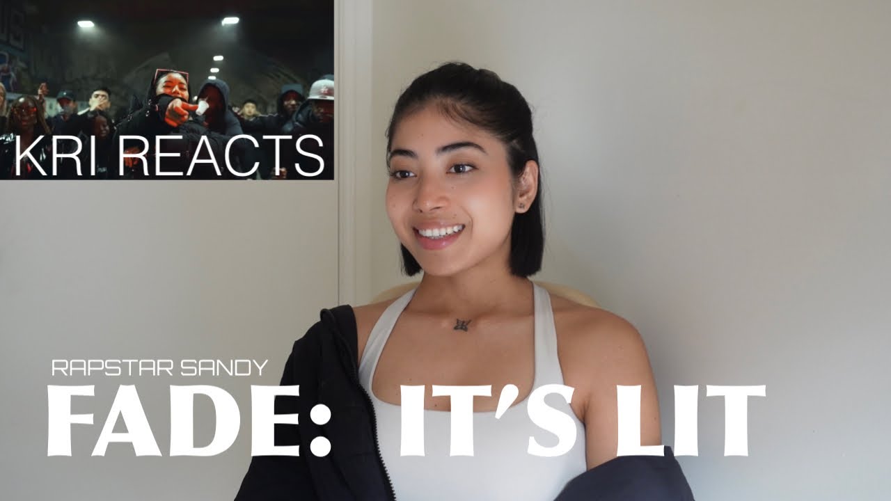 Rapstar Sandy - FADE (It's Lit) [Official Music Video] REACTION !!