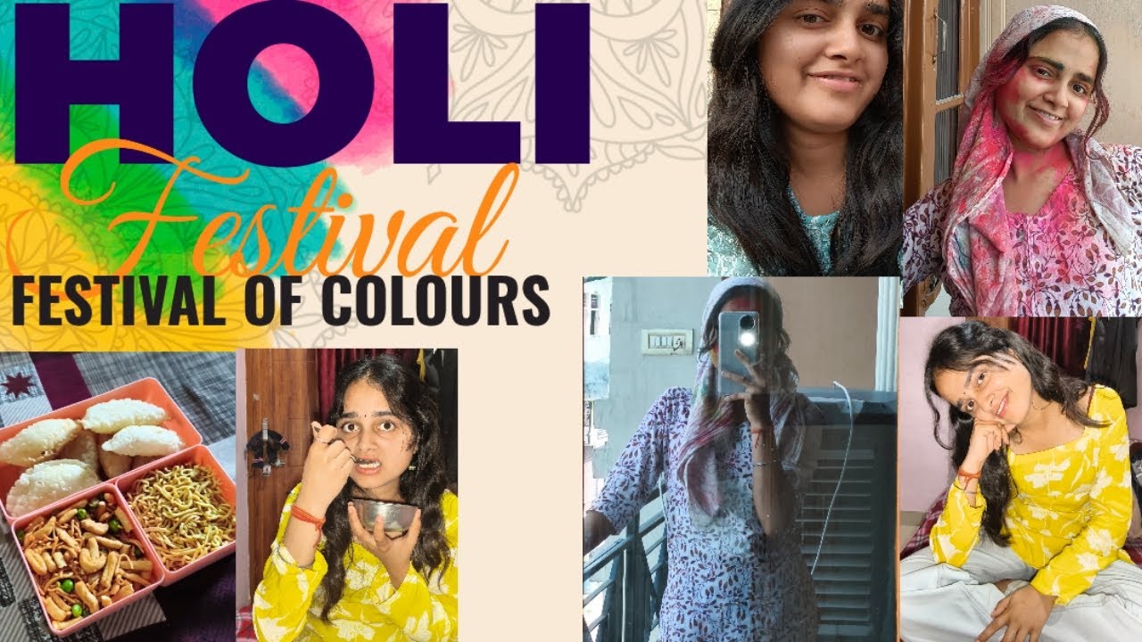 Holi vlog 🫶🏻💖#fypp #holivideo #holivibes #explore #youtube #contentcreator 