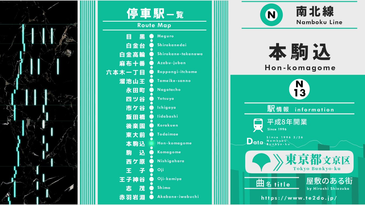 【MIDI】東京メトロ南北線　/　発車メロディー　耳コピ