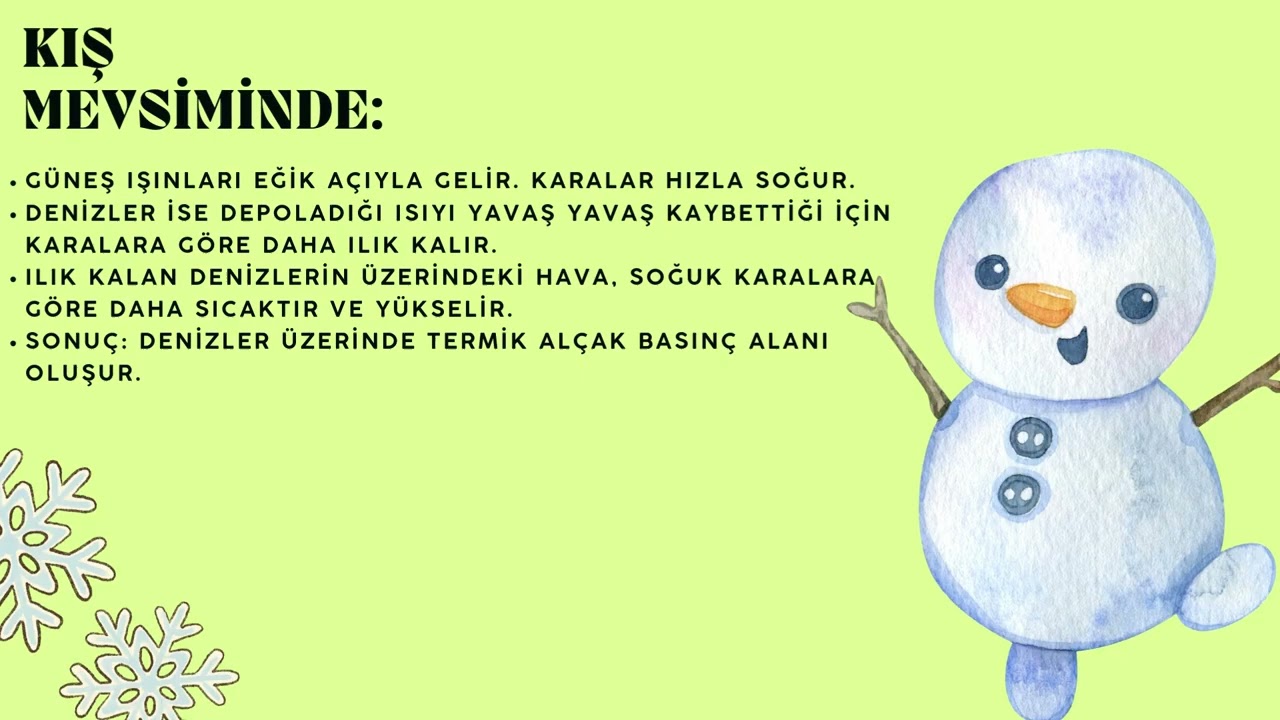 ALÇAK BASINÇ ALANI @  LGS FEN BİLİMLERİ 2026 @ MEVSİMLER VE İKLİM