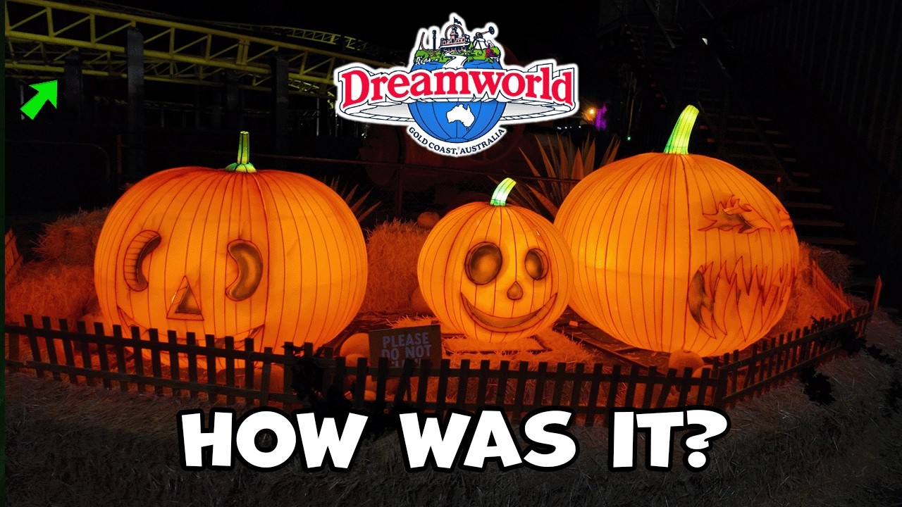 Visiting Dreamworld's SPOOKY Halloween Event!