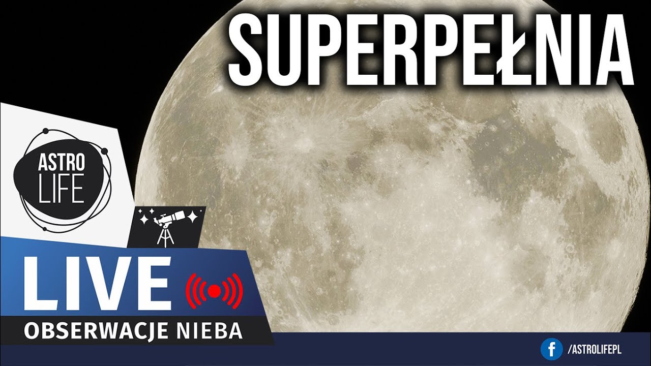 Superpełnia! Obserwacje Księżyca i Saturna przez teleskop.