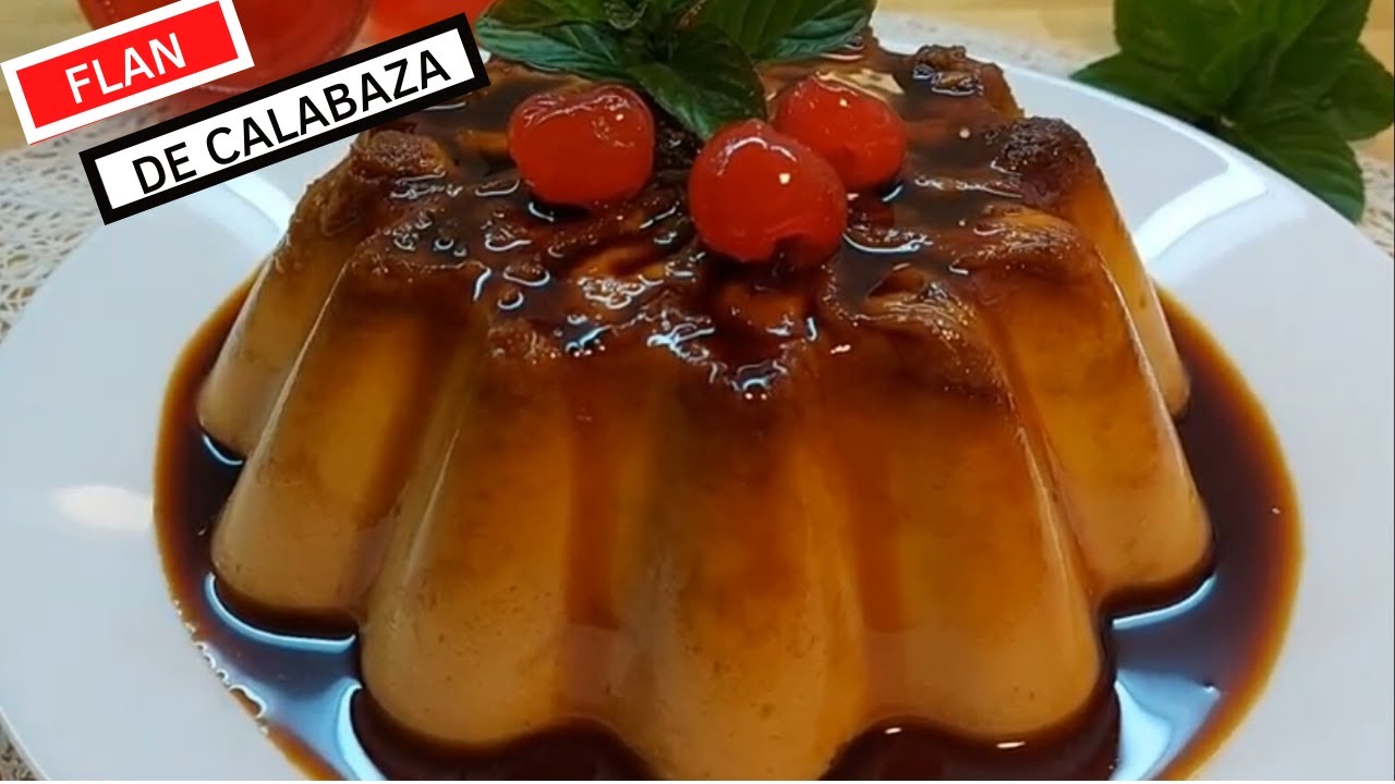 Como hacer Flan de CALABAZA con queso MASCARPONE en Monsieur Cuisine y Thermomix