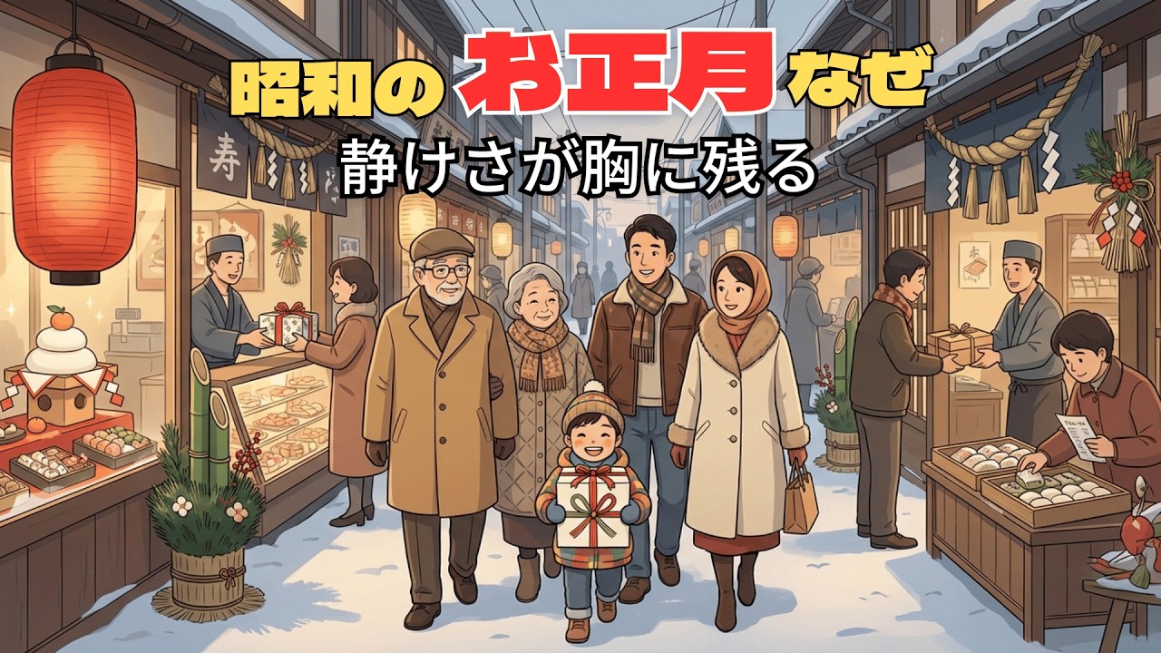 【昭和のお正月】なぜ静けさが胸に残ったのか