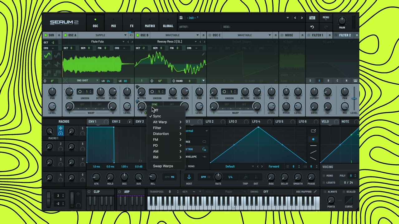 Serum 2 Flute Fula Bass (Sound Design Tutorial)