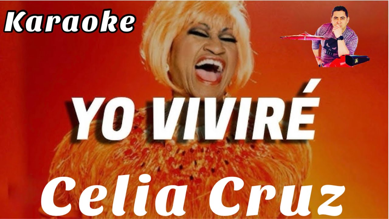 YO VIVIRÉ Celia Cruz Karaoke (Tema original + Coros)