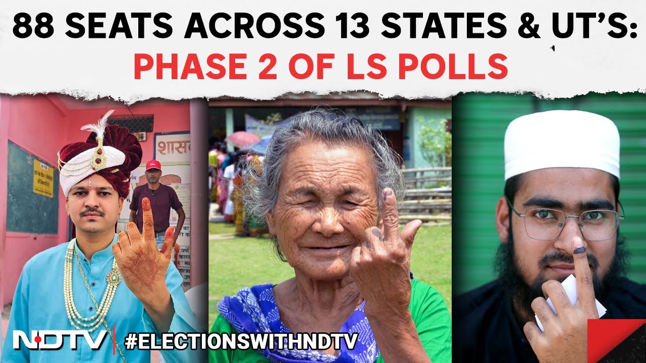 Lok Sabha Elections 2024 | 88 Seats Across 13 States And Union Territories Vote In Phase 2