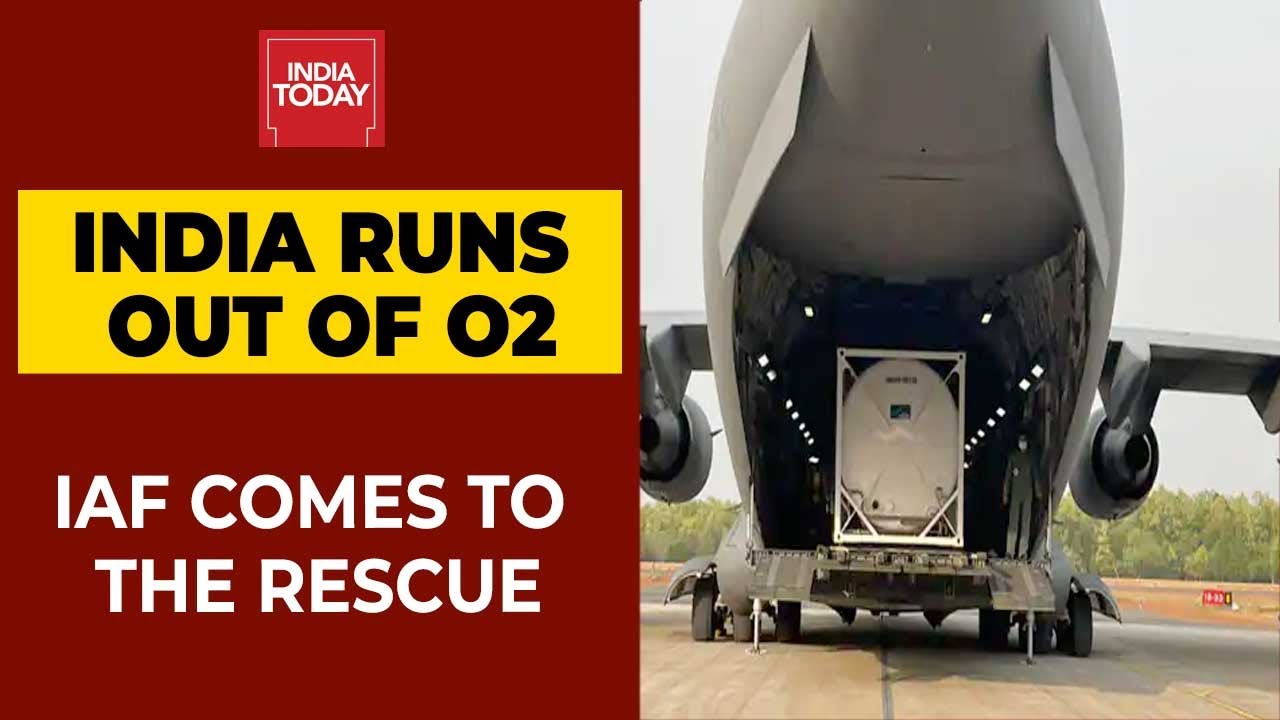 Indian Air Force Step Up Efforts To Ferry Oxygen Amid Covid Crisis