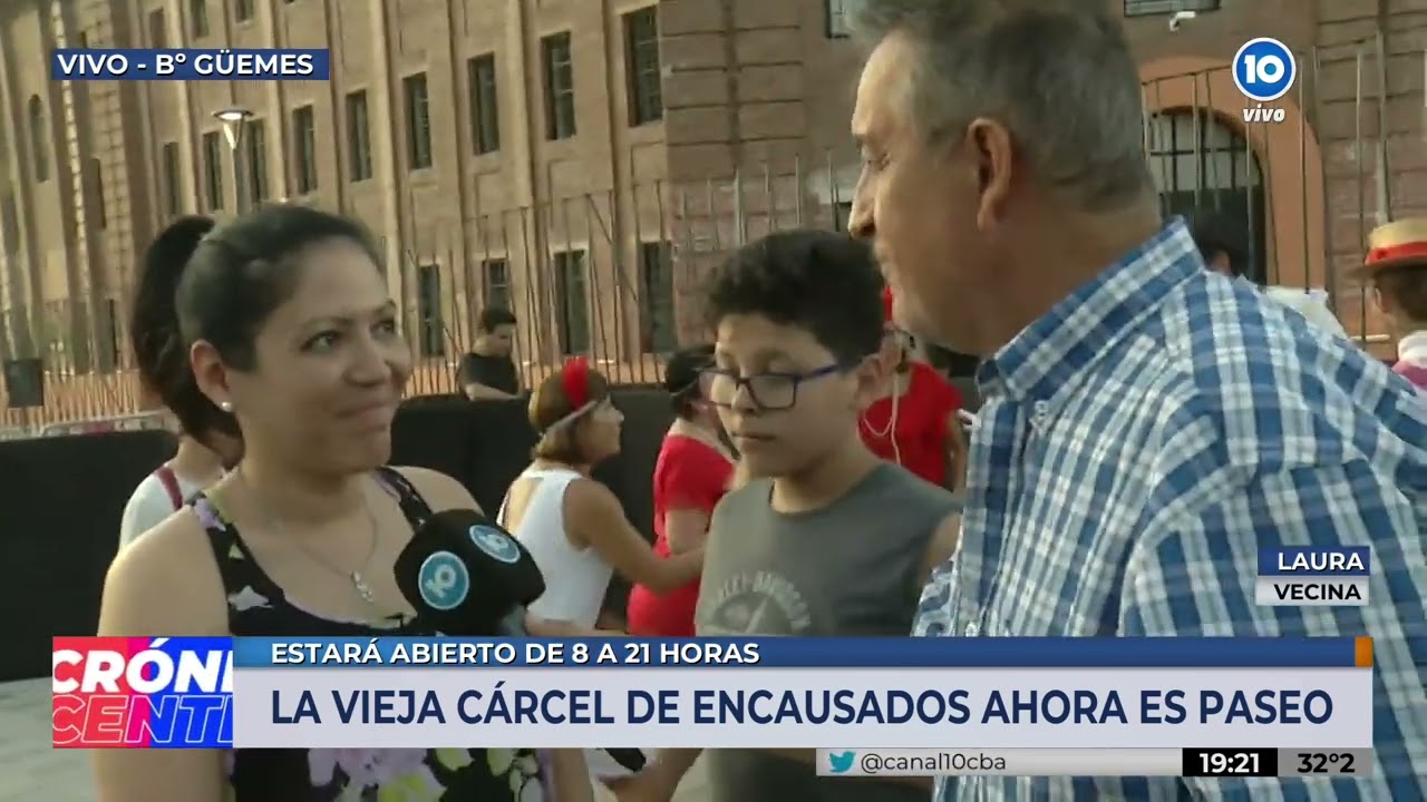 Córdoba: inauguraron el nuevo Paseo Güemes donde funcionaba la vieja cárcel de Encausados