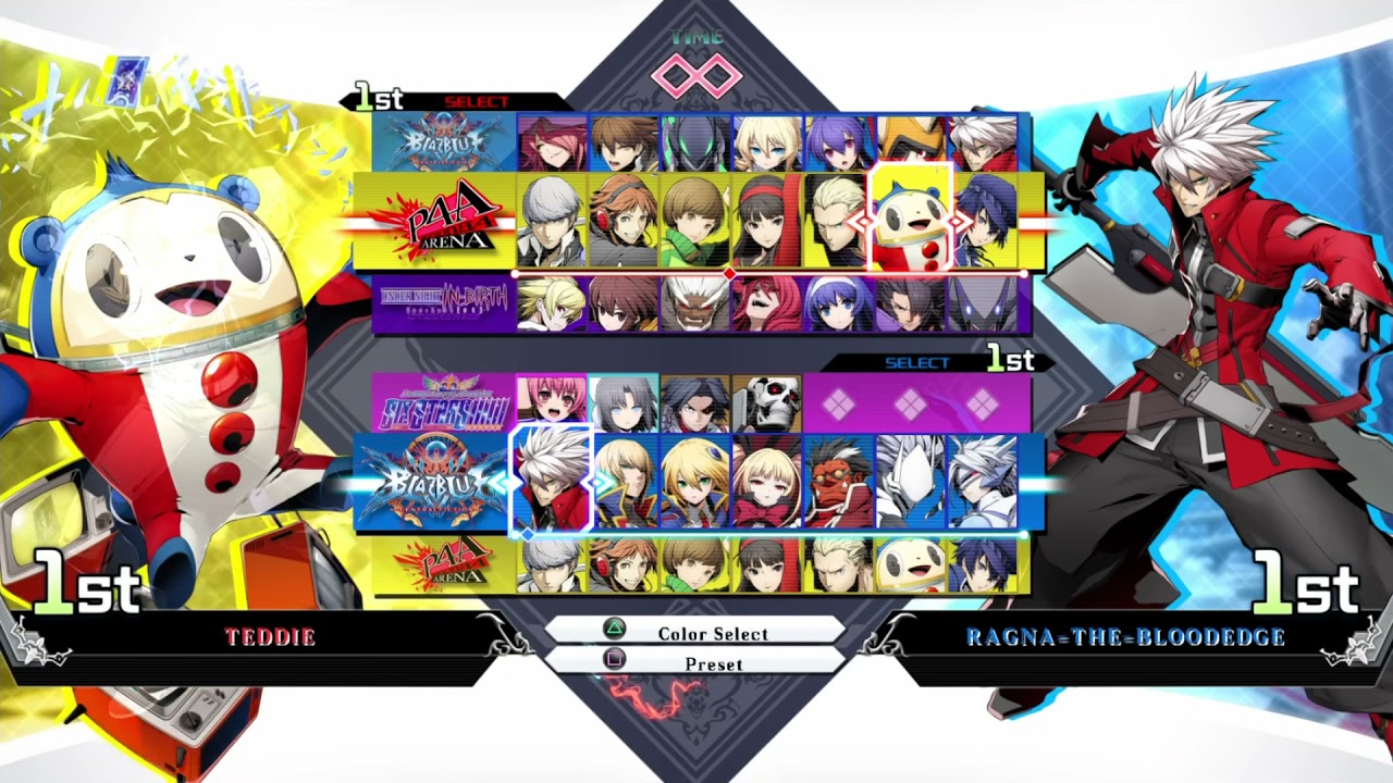 BlazBlue Cross Tag Battle l All Colors