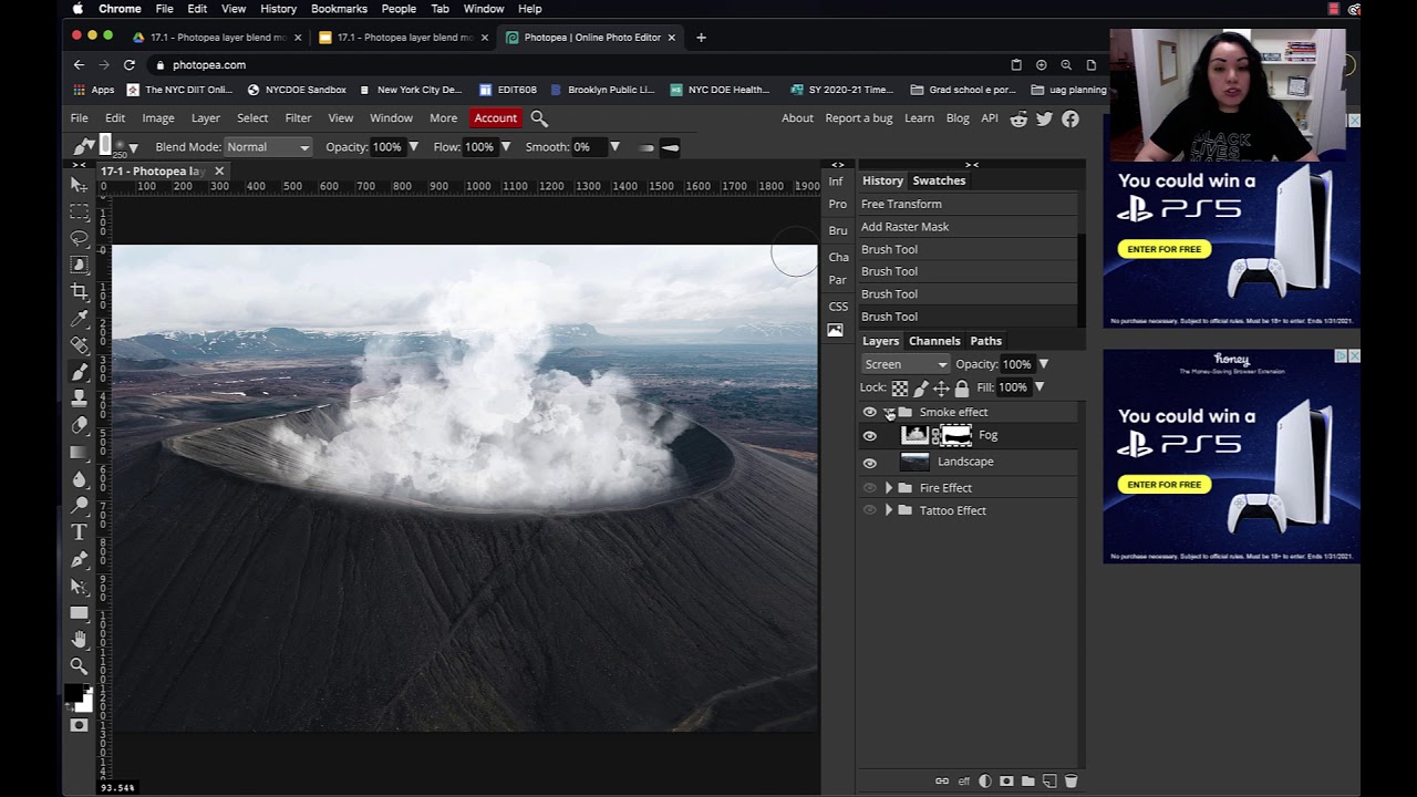 17.1 - Photopea layer blend modes