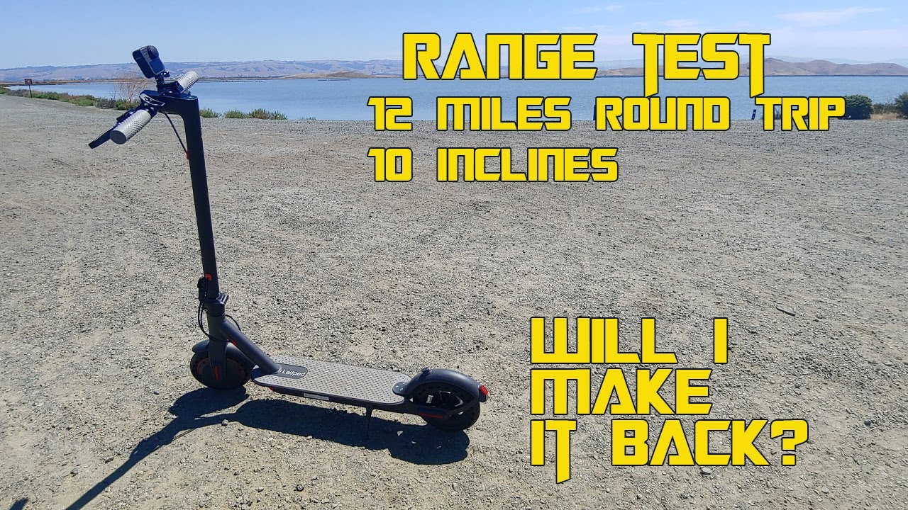 Ladped LP80 Portable Foldable Electric Scooter From Temu    Range Test  6 Months Later
