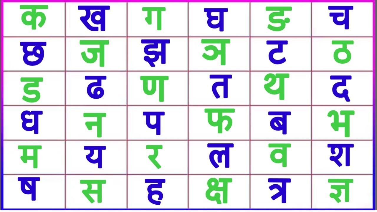 क ख ग | हिंदी वर्णमाला | Hindi Alphabets for Kids | Learn क ख ग